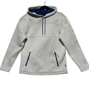Veece Pullover Hoodie Men's Size Medium Light Grey Polyester Blend
